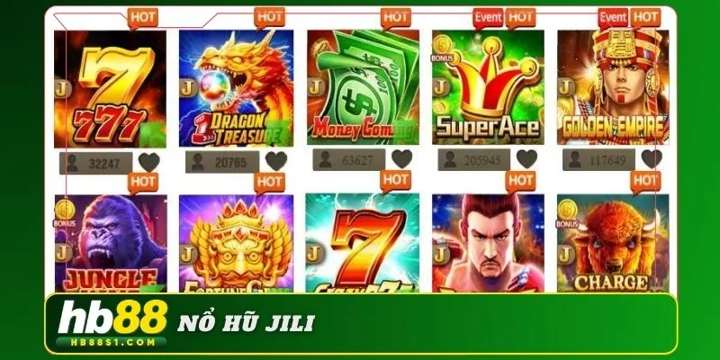 Nổ hũ jili hb88