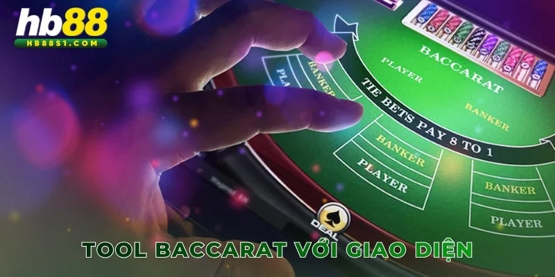Tool baccarat với giao diện phân tích trực quan